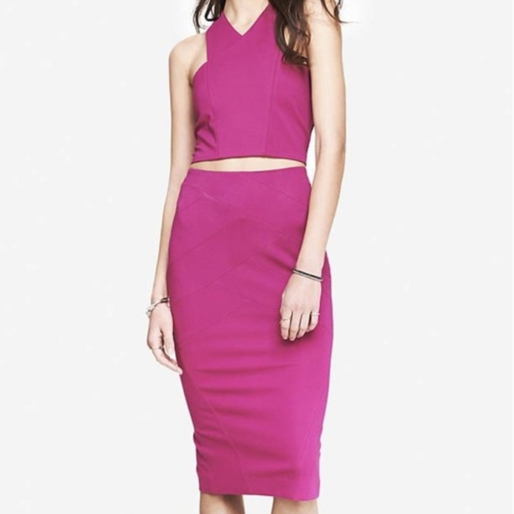 Express Crop Top & Matching Skirt